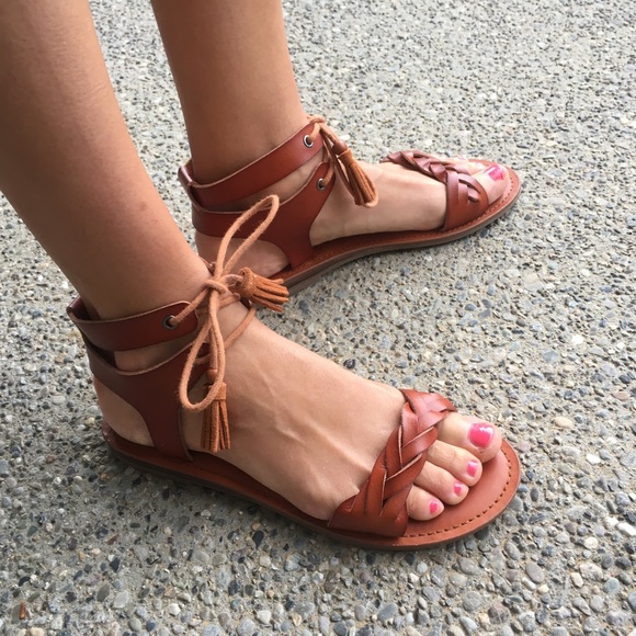 american eagle lace up sandals